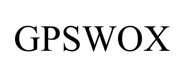 Trademark Logo GPSWOX