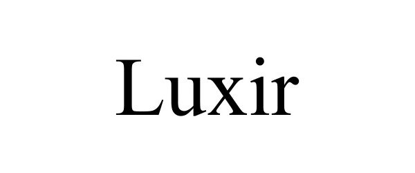 Trademark Logo LUXIR