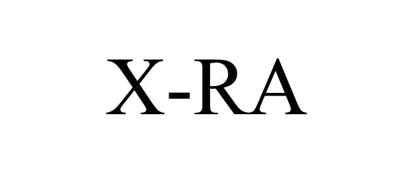 Trademark Logo X-RA