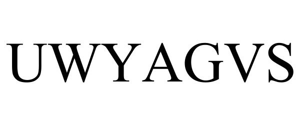 Trademark Logo UWYAGVS