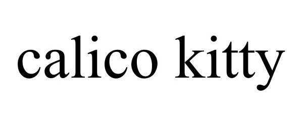 Trademark Logo CALICO KITTY