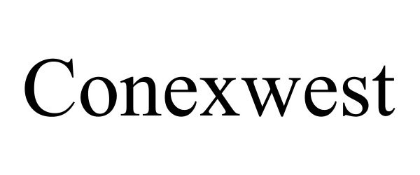 Trademark Logo CONEXWEST