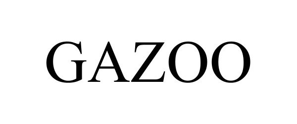 Trademark Logo GAZOO