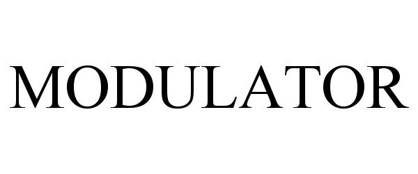 Trademark Logo MODULATOR