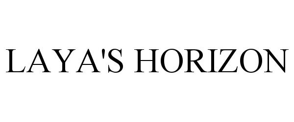 Trademark Logo LAYA'S HORIZON