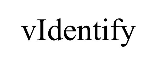 Trademark Logo VIDENTIFY