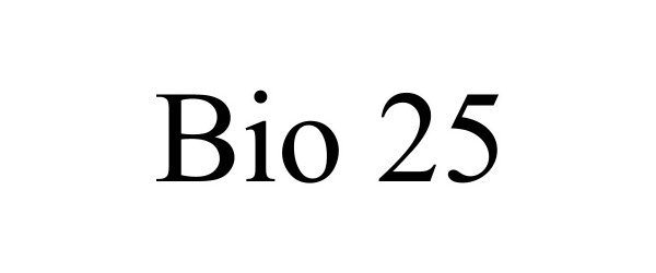  BIO 25