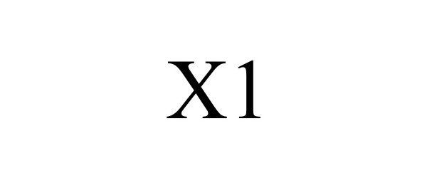 Trademark Logo X1