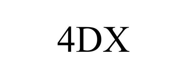 Trademark Logo 4DX