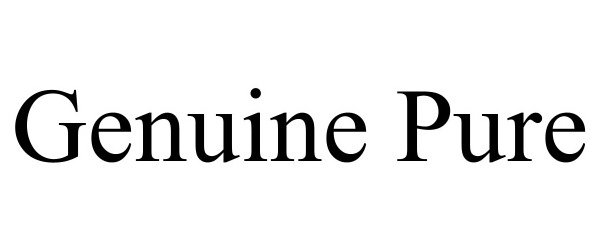 Trademark Logo GENUINE PURE