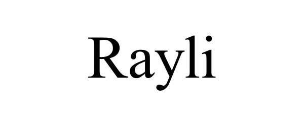 Trademark Logo RAYLI
