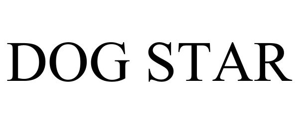 Trademark Logo DOG STAR