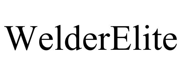 Trademark Logo WELDERELITE
