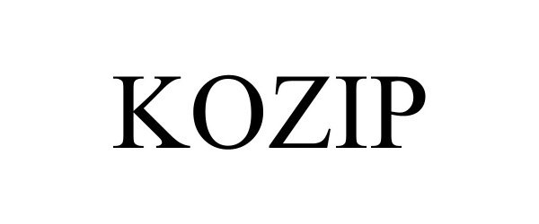 Trademark Logo KOZIP