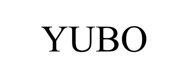 Trademark Logo YUBO