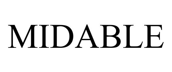 Trademark Logo MIDABLE