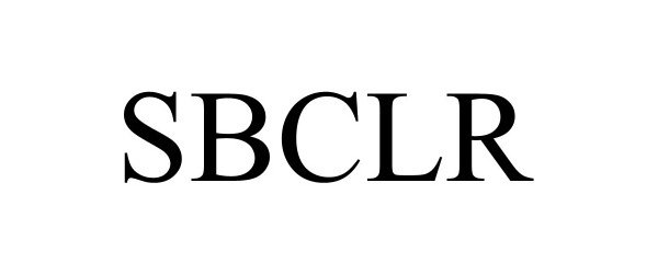 Trademark Logo SBCLR