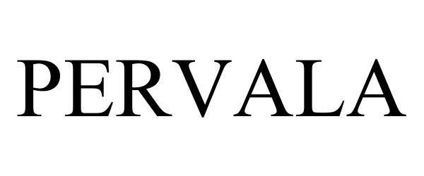 Trademark Logo PERVALA