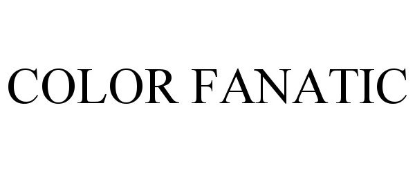 Trademark Logo COLOR FANATIC
