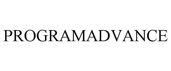Trademark Logo PROGRAMADVANCE