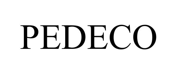 Trademark Logo PEDECO