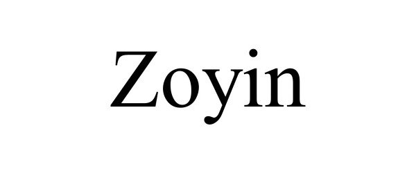 Trademark Logo ZOYIN