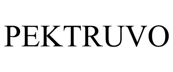 Trademark Logo PEKTRUVO