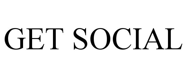 Trademark Logo GET SOCIAL