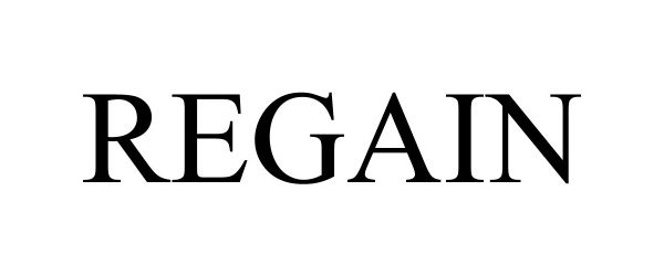 Trademark Logo REGAIN