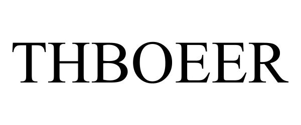 Trademark Logo THBOEER