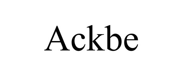  ACKBE