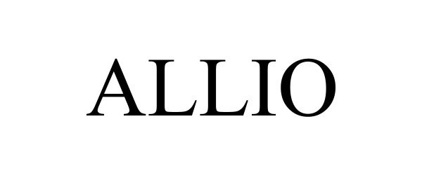 Trademark Logo ALLIO