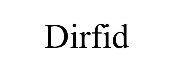 Trademark Logo DIRFID