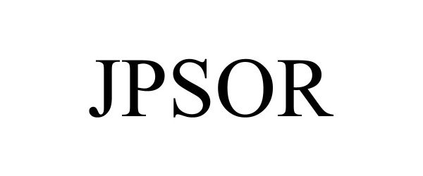 Trademark Logo JPSOR