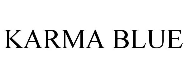 Trademark Logo KARMA BLUE