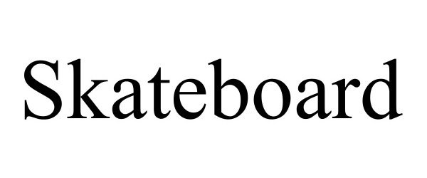 Trademark Logo SKATEBOARD