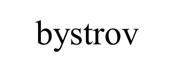 Trademark Logo BYSTROV