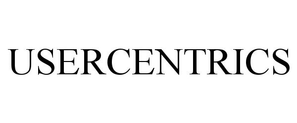 Trademark Logo USERCENTRICS