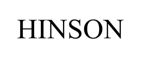 Trademark Logo HINSON