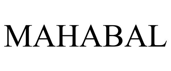 Trademark Logo MAHABAL