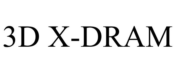 Trademark Logo 3D X-DRAM