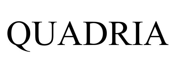 Trademark Logo QUADRIA