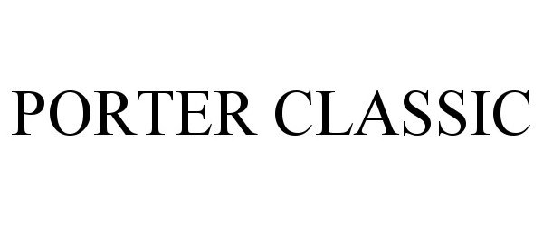 Trademark Logo PORTER CLASSIC