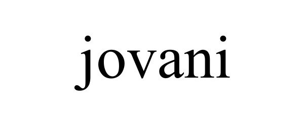 Trademark Logo JOVANI