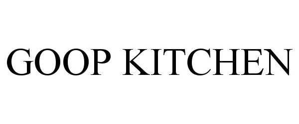 Trademark Logo GOOP KITCHEN