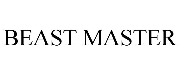 Trademark Logo BEAST MASTER