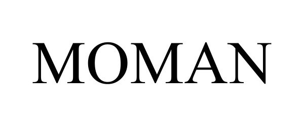 Trademark Logo MOMAN