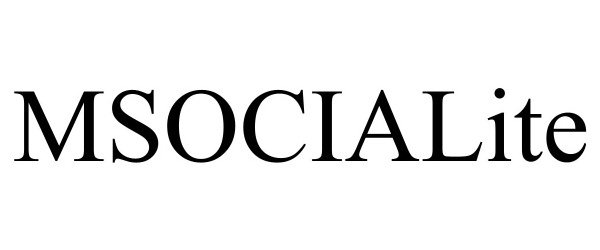  MSOCIALITE