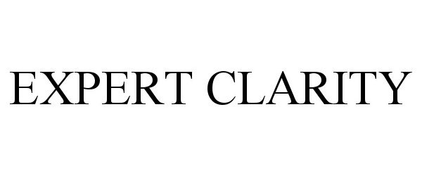 Trademark Logo EXPERT CLARITY