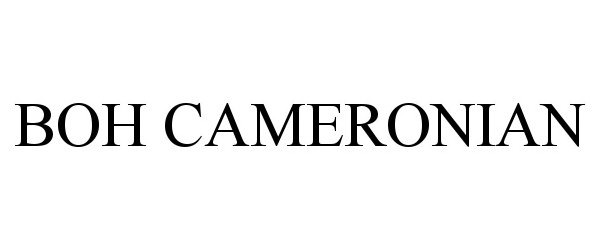 Trademark Logo BOH CAMERONIAN